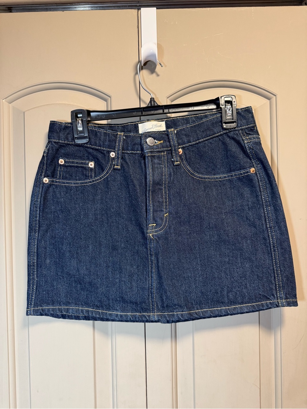 Universal Thread Dark Blue Denim Mini Skirt